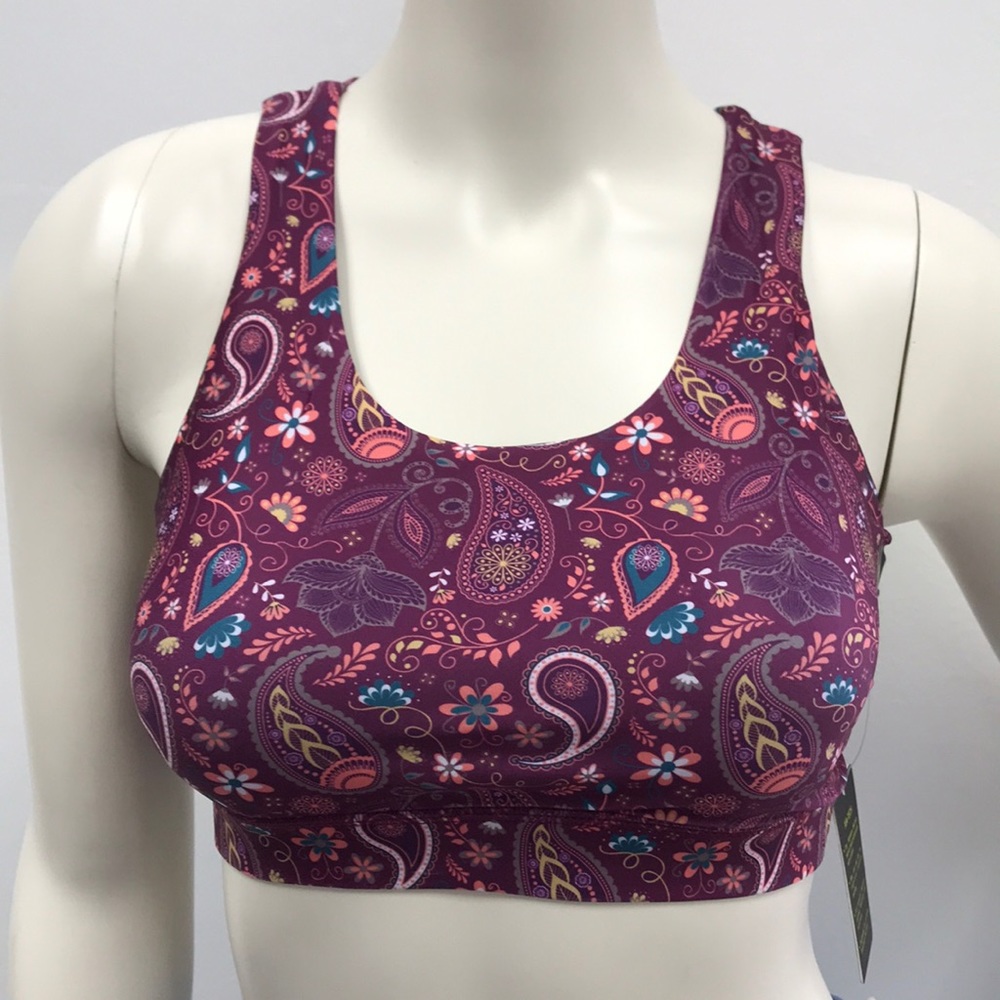 NWT • Printed Sports Bra